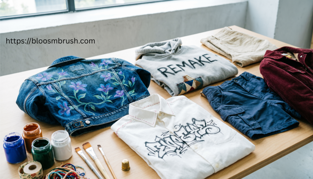 Upcycled Painted Clothing Ideas for Reworked Style