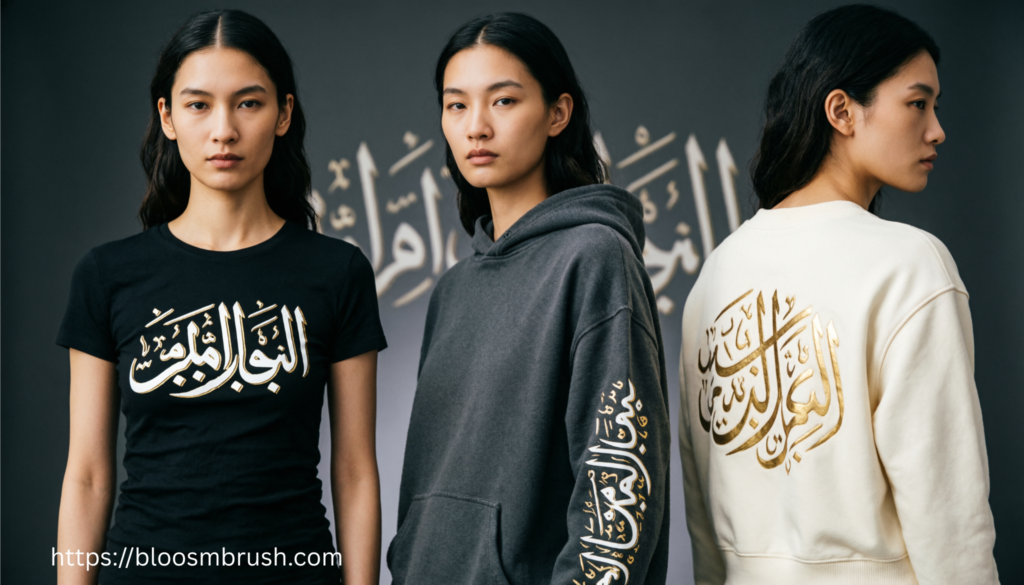 Arabic Calligraphy on Clothes