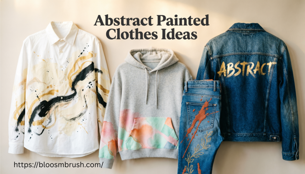 Abstract Painted Clothes Ideas for Unique Custom Fashion