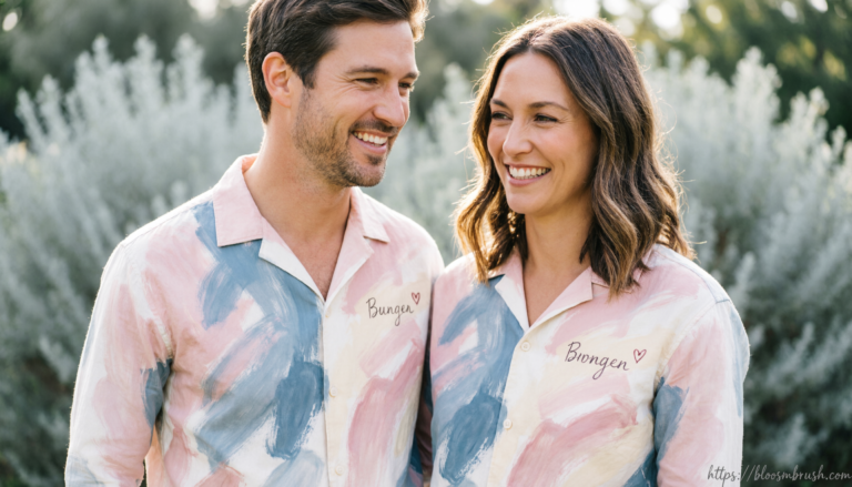 Custom Painted Couple Shirts for Meaningful Couple Gifts