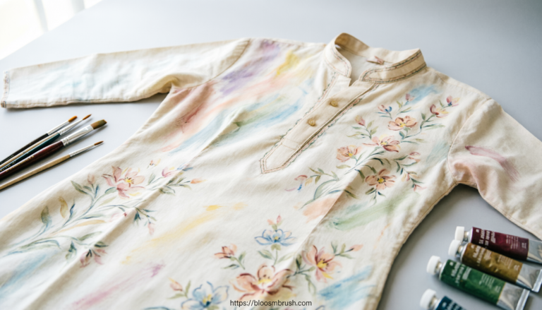 Custom Painted Kurta Ideas for Unique Handmade Style