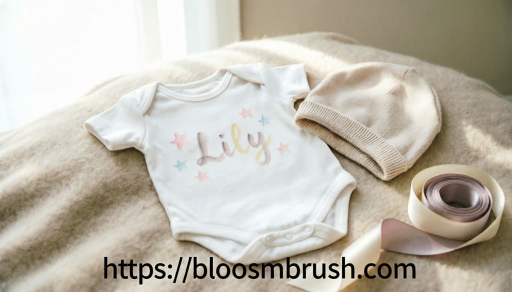 Custom Painted Baby Clothes for Meaningful Baby Gifts