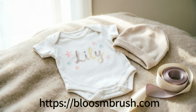 Custom Painted Baby Clothes for Meaningful Baby Gifts